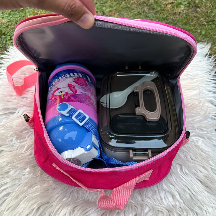 bottle and lunch box bag